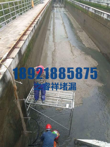 自来水厂水池伸缩缝堵漏