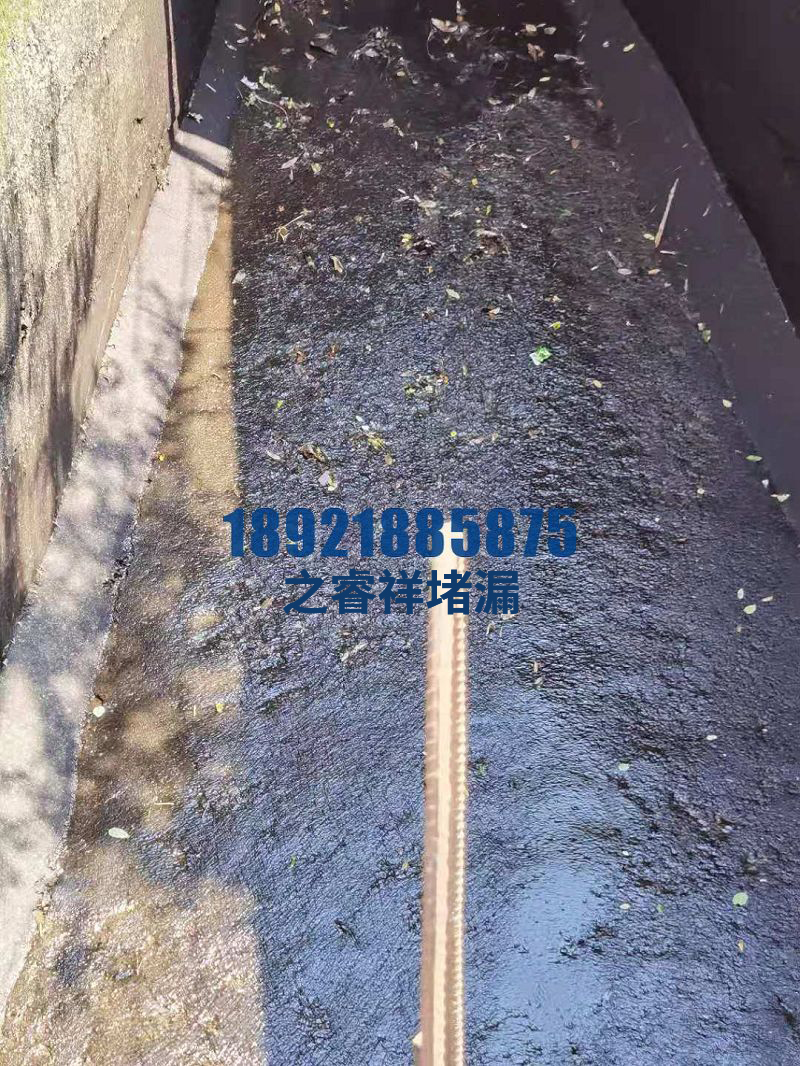 水电站蓄水池补漏