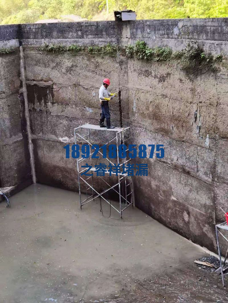 水电站蓄水池渗水补